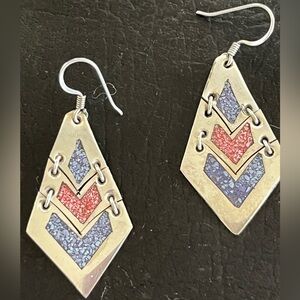 Sterling silver Mexico earrings